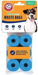 Arm and Hammer Dog Waste Refill Bags Fresh Scent Blue 90 count