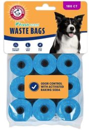 Arm and Hammer Dog Waste Refill Bags Fresh Scent Blue 180 count