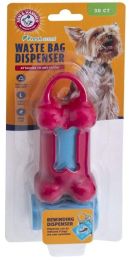 Arm and Hammer Waste Bag Bone Dispenser Assorted Colors 1 count w/30 bags