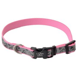 Reflective Dog Collar by Coastal Pet - Lazer Brite Pink Hearts