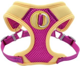 Coastal Pet Pro Reflective Mesh Dog Harness Purple with Yellow 1" Large