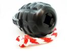 "Magnum Grenade" Dog Treat Toy-USA-K9 XL Chew Tug Black