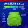 "Bullfrog" Dog Treat Toy/dispenser-Chew-Fetch-by MKB-Green Lrg