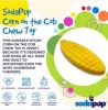 "Corn on the Cob" Dog Toy by SodaPup - Chew, Fetch in Yellow