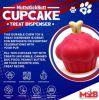 Ultra Sweet "Cupcake" Dog Treat Dispenser by MKB in Pink-Lrg