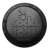 Magnum "Bottle Top" Flyer Retrieve Dog Toy by SodaPup-Lg Blk