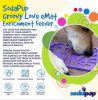 Dog Enrichment Toy by SP - Large Purple Groovy Lick Emat