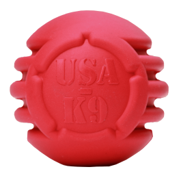 USA-K9 Stars and Stripes Ball - Large - Red