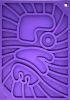 Dog Enrichment Toy by SP - Large Purple Groovy Lick Emat