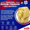 MKB Doggie "Pharaoh" Dog Treat Dispenser & Chew Toy-Lrg Gold