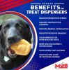MKB Doggie "Pharaoh" Dog Treat Dispenser & Chew Toy-Lrg Gold