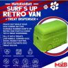 "Surf's Up" Dog Treat Toy - Chew - Fetch - MKB Retro Van-Green