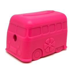 "Surf's Up" Dog Treat Toy - Chew - Fetch - MKB Retro Van - Pink