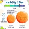 "Bottle Top" Flyer Retrieve Dog Toy by SodaPup - Small Orange