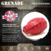 "Magnum Grenade" Dog Treat Toy-USA-K9 XL Chew Fetch Red