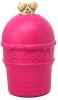 "Ice Cream Cone" Dog Treat Toy by SP-Chew, Fetch, Med Pink
