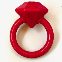 SP Nylon Diamond Teething Ring - Red