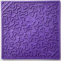 "Purple Bones" Dog Enrichment Toy by SP-Lg Lick Calming Emat