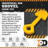 "Shovel" Dog Chew Toy by ID - Ultra Durable Nylon in Yellow