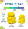 "Honey Bear" Dog Treat Toy in Yellow by SodaPup - Medium