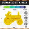 Ultra-durable "Tractor" Dog Toy by ID - Chew & Fetch in Yellow