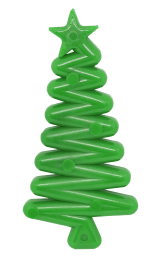 "Christmas Tree" Dog Treat Toy by MKB-Lg Green Chew & Fetch