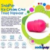 "Ice Cream Cone" Dog Treat Toy by SP-Chew, Fetch, Lrg Pink