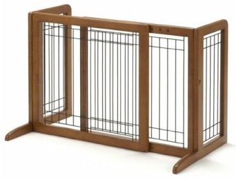 Small Bay Isle Freestanding Pet Gate (Size: )