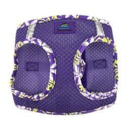 American River Choke Free Harness Hawaiian Trim (Size: 3X-Large, Color: Paisley Purple)