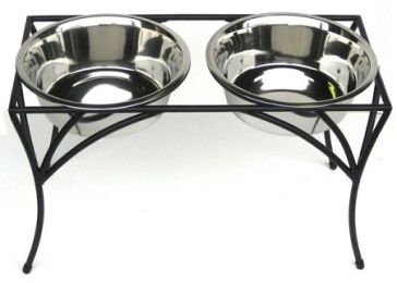 Arbor Double Diner Raised Feeder (Size: small)