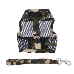 Camouflage Cool Mesh Netted Harness (Size: large)