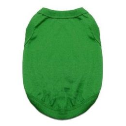 Cotton Dog Tank (Size: 3X-Large, Color: Emerald Green)