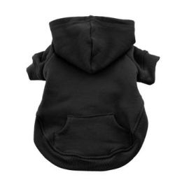 Flex-Fit Dog Hoodie (Size: 4X-Large, Color: Black)