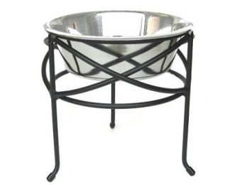 Mesh Elevated Dog Bowl (Size: large)