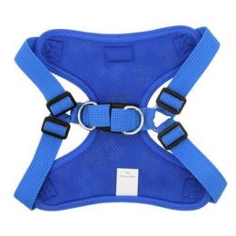Wrap and Snap Choke Free Dog Harness by Doggie Design (Size: large, Color: Cobalt Blue)