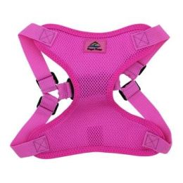 Wrap and Snap Choke Free Dog Harness by Doggie Design (Size: large, Color: Raspberry Pink)