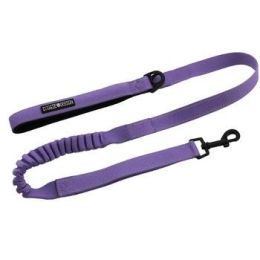Soft Pull Traffic Dog Leash - Paisley Purple (Size: One Size)