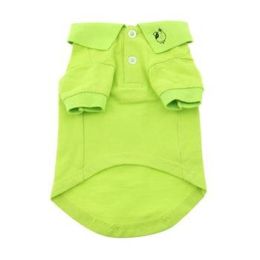 Solid Dog Polo (Size: 3X-Large, Color: Green Flash)