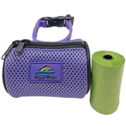 American River Poop Bag Holder (Color: Paisley Purple)